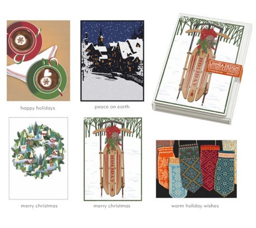 Johanna Holiday Cards Collection I, Set of 10