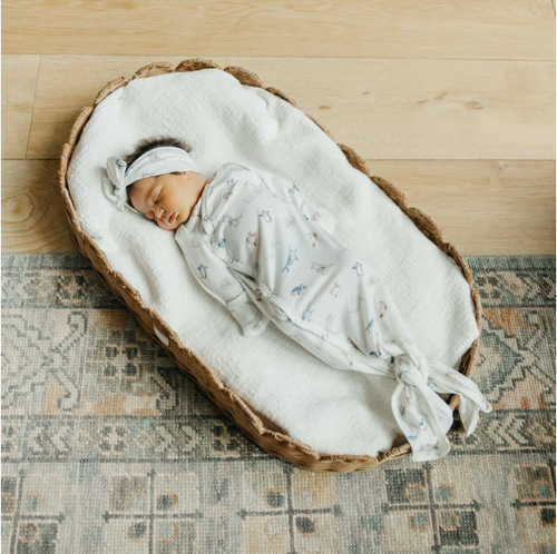 Arctic Newborn Knotted Gown