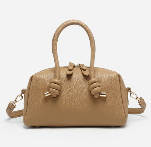 Taupe Barcelona Mini Satchel/Crossbody