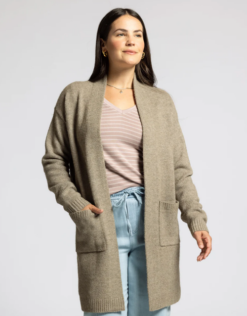 Thread & Supply Heather Stone Avani Cardigan