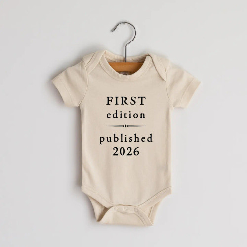 Cream First Edition 2026 Onesie