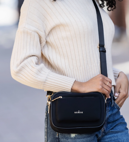Black Sloane Crossbody
