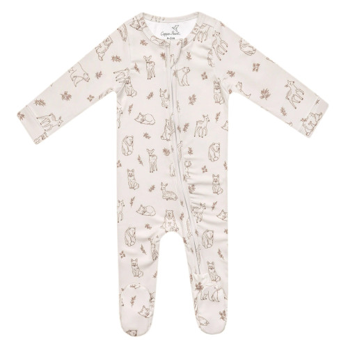 Copper Pearl Dylan Zip-Up Footie