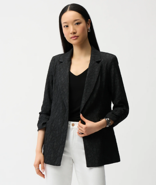 Joseph Ribkoff Jacquard Texture Boxy Blazer