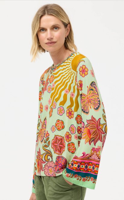 Johnny Was Endora Janie Flare Sleeve T-Shirt