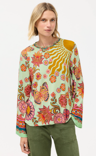 Endora Janie Flare Sleeve T-Shirt