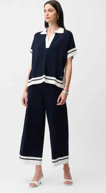 Stripe Detail Culotte Pants