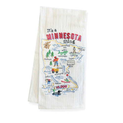 It's A Minnesota Thing Embroidered Towel