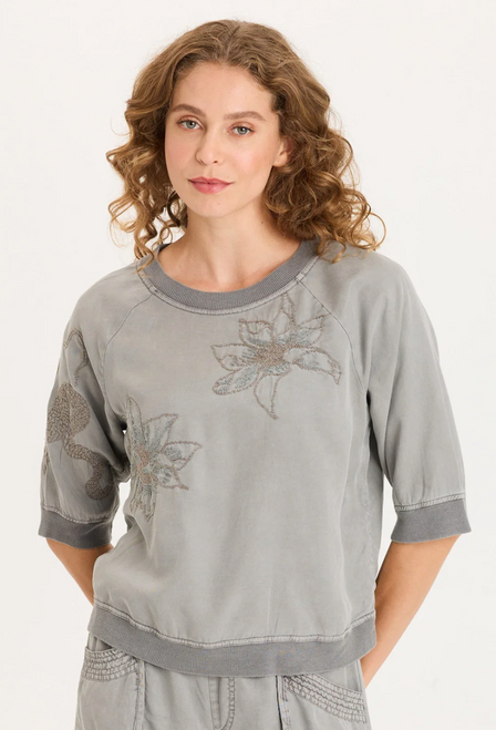 Embroidered Linton Top