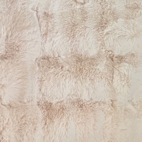 White Cubby Faux Fur Throw