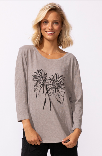 Escape's Destination Floral Fog Duo T-Shirt