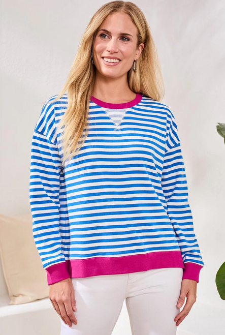 Striped Crew Neck Sweater
