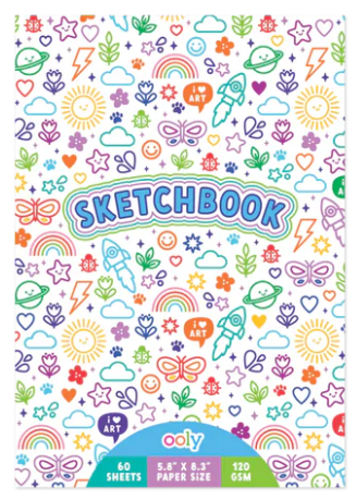 Colorful Doodles: Sketchbook (5.8" X 8.3"; 60 Sheets)