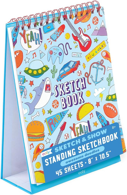 Ooly's Sketch and Show Standing Sketchbook - Awesome Doodles