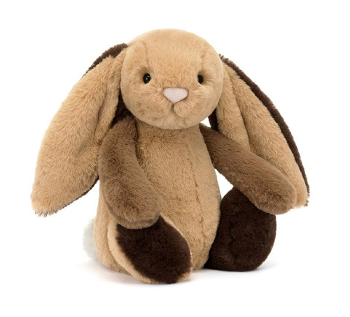 Jellycat's Bashful Patchwork Brown Bunny