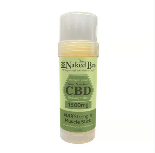 Experience targeted relief with this powerful formula that harnesses the soothing properties of Broad Spectrum CBD to help alleviate muscle tension and discomfort. Enhanced with Menthol, it delivers an immediate cooling sensation to sore, tired muscles.

The convenient roll-on stick applicator makes it easy to apply exactly where you need it, without the mess. Perfect for on-the-go use, this portable solution fits effortlessly into your active lifestyle, ensuring quick relief anytime, anywhere. Let the soothing blend of CBD and Menthol bring comfort and calm to your daily routine, providing a refreshing burst of relief with every application!

Hemp Seed Oil helps reduce skin inflammation
Matcha Green Tea Extract calms redness & puffiness
CBD Information: Naked Bee Broad Spectrum CBD retains naturally
occurring and non-psychoactive cannabinoids, like CBDV, CBN, & CBG, from the original hemp source that work together in what is known as the “Entourage Effect.” 

- Third-Party Tested - USA Farm-Grown CBD - THC-Free Guaranteed

This product contains 750 mg of CBD per fluid ounce.

 Ingredients: Cera Alba (Beeswax), Cocos Nucifera (Coconut) Oil, Cannabis Sativa Flower Extract (CBD), Menthol, Arnica Montana Flower Extract, Cannabis Sativa (Hemp) Seed Oil, Lavandula Angustifolia (Lavender) Extract and Cananga Odorata (Ylang Ylang III) Flower Oil, Camellia Sinensis Leaf Extract (Matcha Green Tea), Zingiber Officinale (Ginger Root Oil).

This product is not intended to diagnose, treat, cure or prevent any disease.