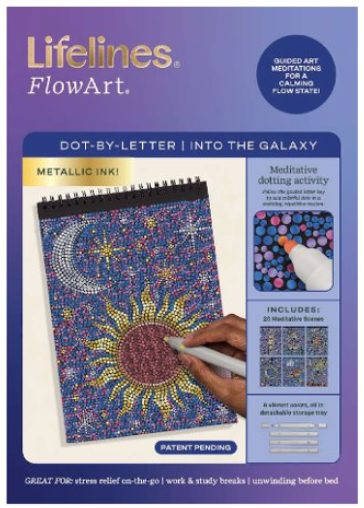 Lifelines Flowart - Dot By Letter - Into The Galaxy