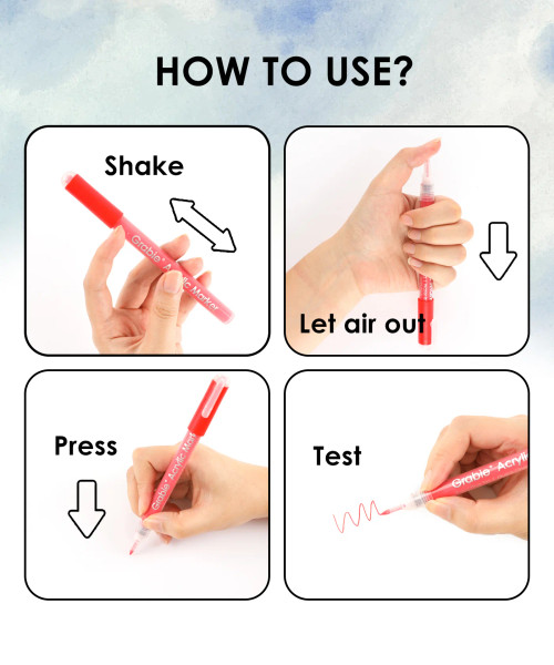 Extra Fine Tip Acrylic Paint Marker Set Of 28