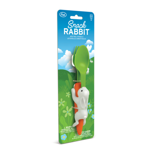 Kids Silverware Snack Rabbit - Nesting Utensils