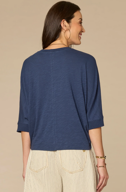 Embroidered Dolman T-Shirt