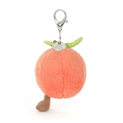 Jellycat's Amuseables Peach Bag Charm