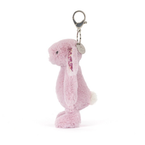 Thistlepop Blossom Floral Bunny Bag Charm