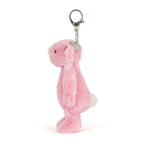 Blushkin Blossom Pink Floral Bunny Bag Charm