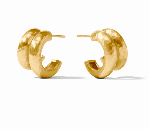 Havana Double Hoop Earring