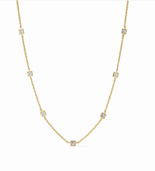 Jolie Delicate Station Necklace