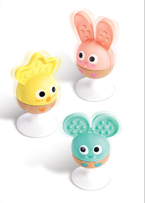 Hape Cheery Critter Rattle Trio