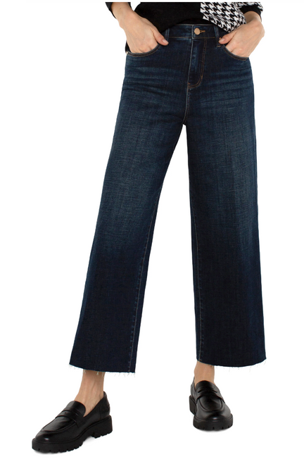 Liverpool's Stride High-Rise Wide-Crop Jean