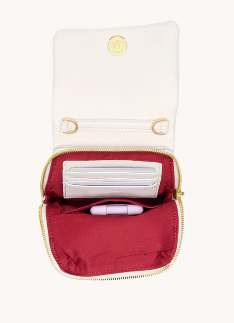 VIP Mobile Bag - Calla Lily White/ Brushed Gold