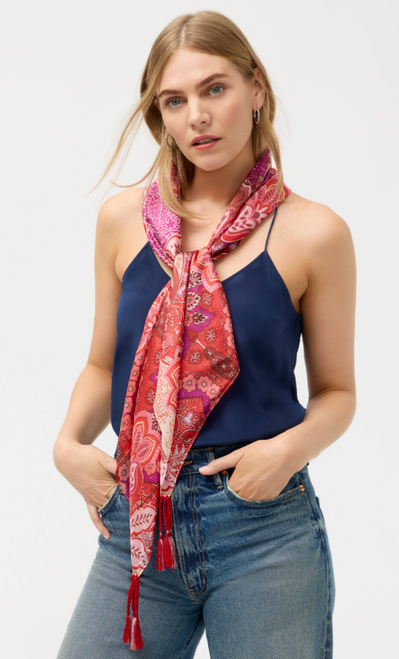 Lantana Silk Scarf