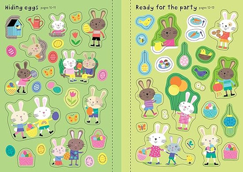 Little First Stickers Easter Bunnies Sticker Pages
