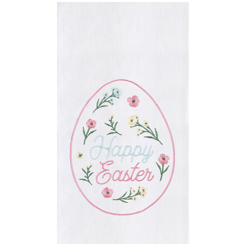 Easter Floral Egg Towel