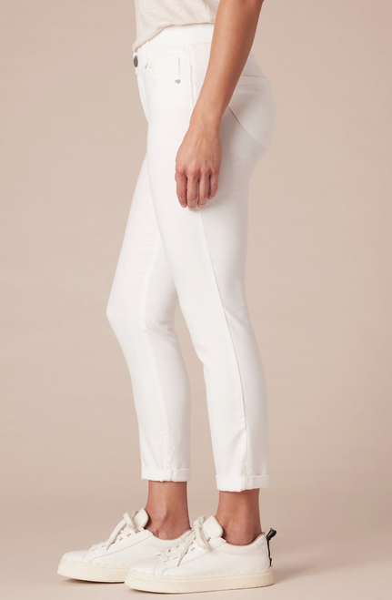 White Ankle Skimmer Jean