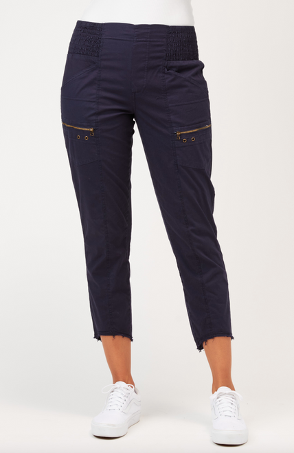 XCVI's Navy Acker Slim Pant