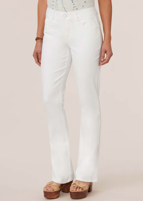 Itty Bitty Boot Cut White Jean