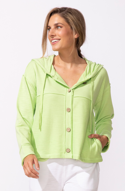 Escape's Modal Hoodie Button Cardigan