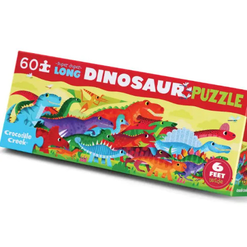 60-Piece Super Duper Long Puzzle - Dinoworld