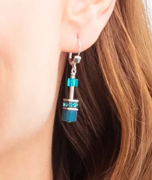 Transformative Teal Clasp Earring