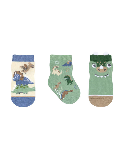 Tiny Dinos 3-Pack Baby Socks