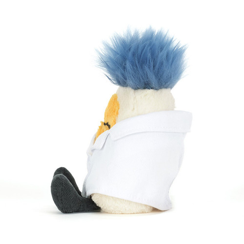 Jellycat's Amuseables Boiled Egg Scientist Outfit