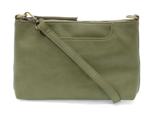 Eucalyptus Lovey Top Zip Crossbody Handbag