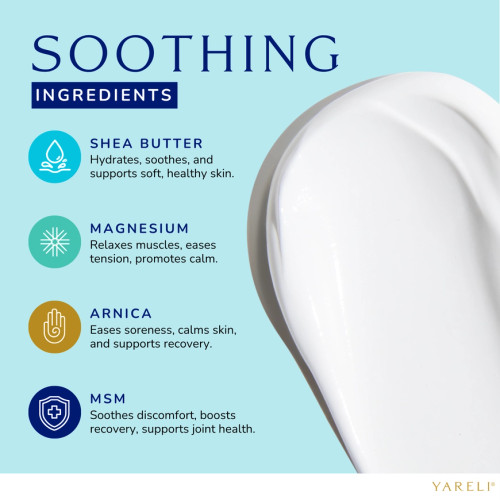 Magnesium Cream with Arnica and MSM- Unscented