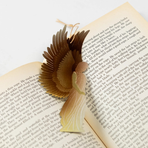 Guardian Angel Bronze Ornament and Notecard