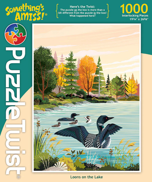 Loons on the Lake 1000 Piece Puzzle