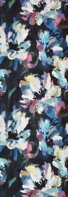 Torri Painterly Floral Silk Scarf