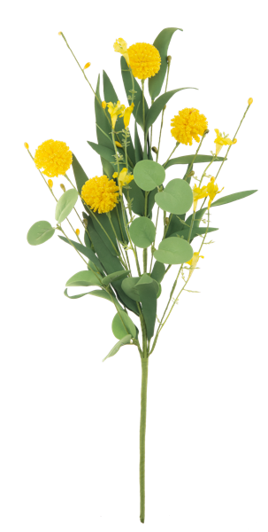 Yellow Pom Pom Spray