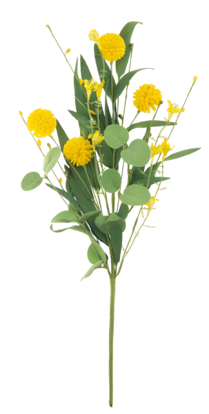 Yellow Pom Pom Spray